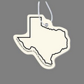 Paper Air Freshener Tag W/ Tab - Texas (Outline)